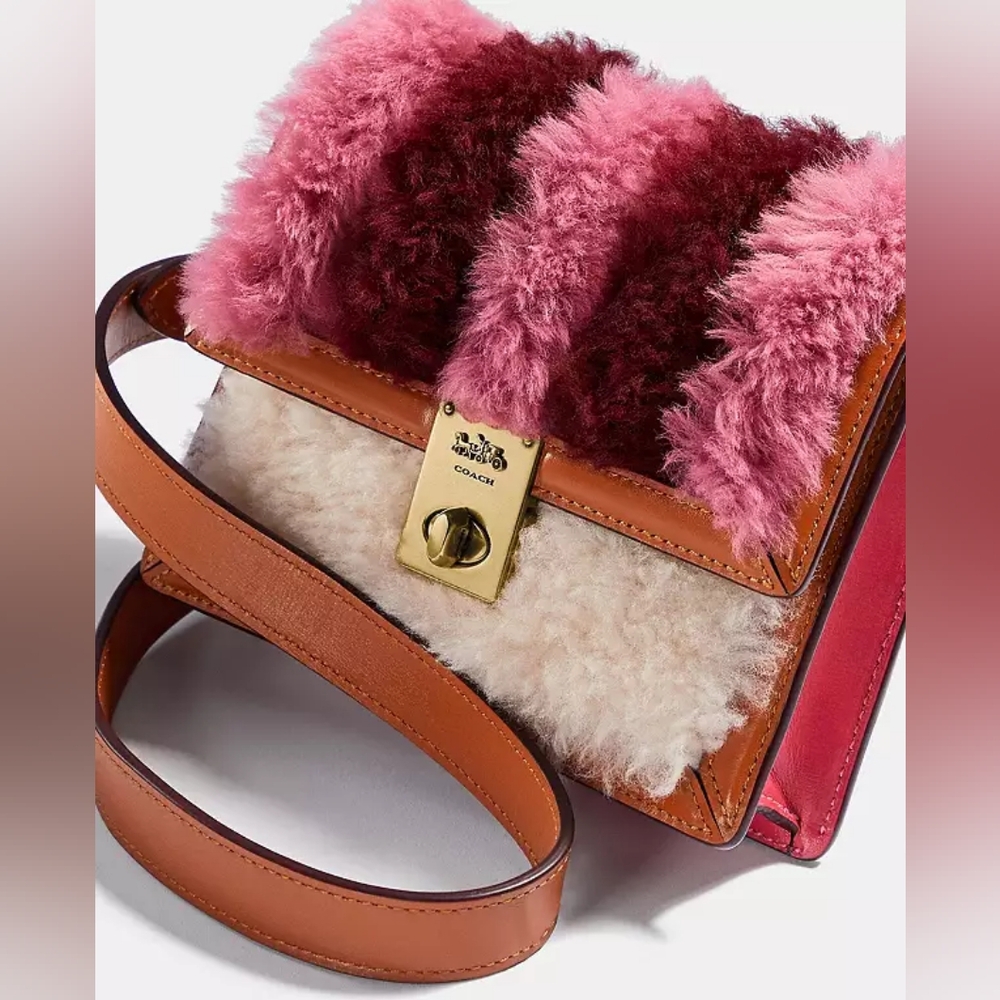 NWT Coach Shearling Hutton Belt Bag